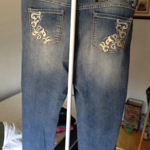 Inc Denim Straight Leg Regular Fit Crop Jeans NEW